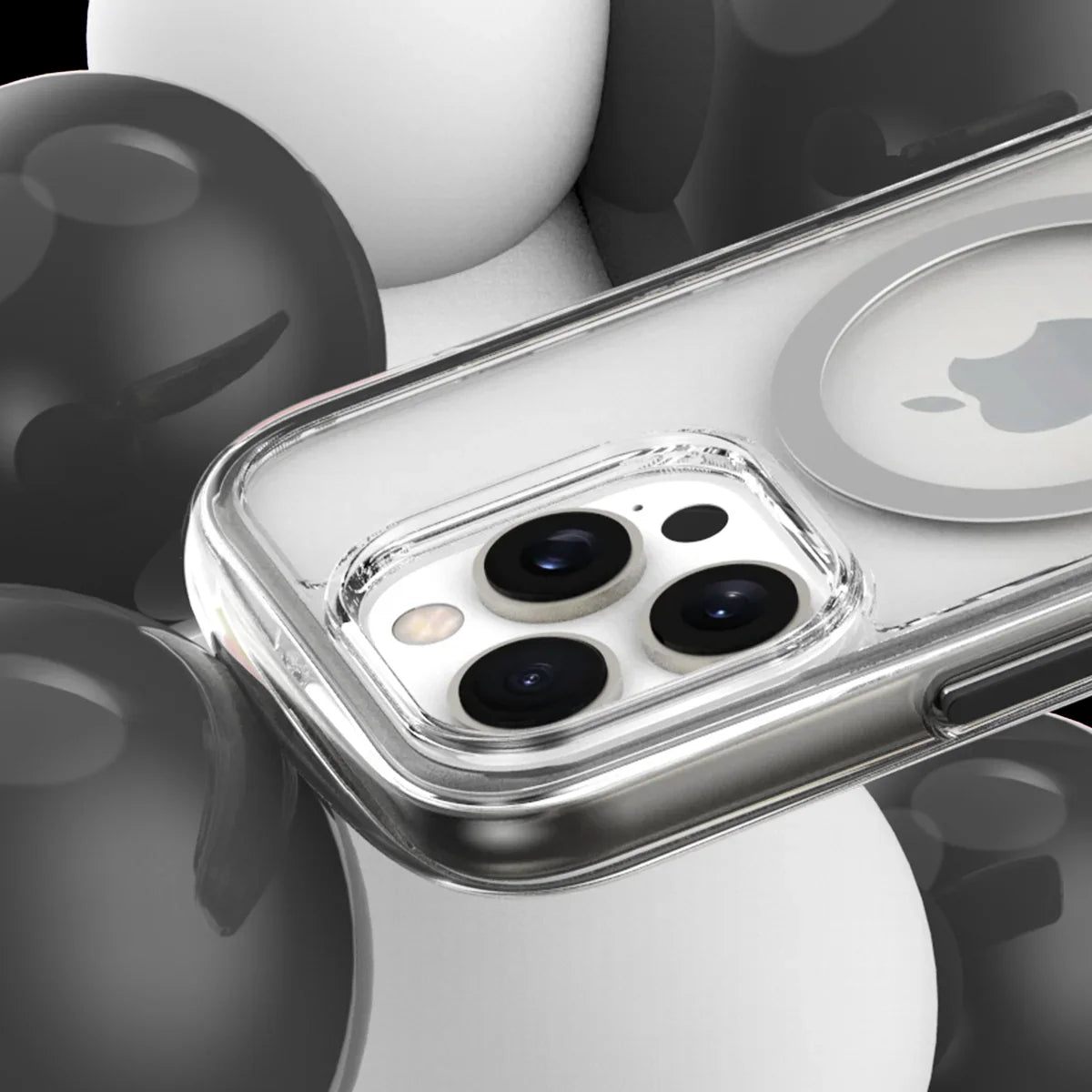 iPhone 16 Pro Araree Duple Air Magsafe Cover - Light Gray - Tashqila iPhone 16 Pro Araree Duple Air Magsafe Cover - Light Gray - Tashqila